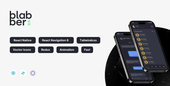 Blabber – Ui de bate -papo com React Native