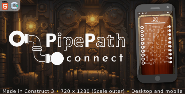 PIPEPATH CONNECT – jogo de quebra -cabeça HTML5