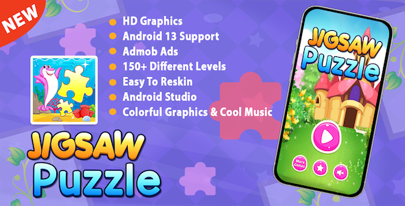 Jigsaw Puzzle Game for Kids + Ready for Publish + Android