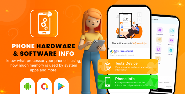 Hardware telefônico e informações sobre software – Teste seu telefone – Informações do dispositivo – Testador de sensor móvel – Touch Tester
