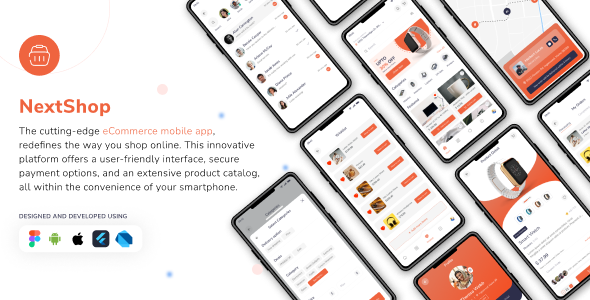 Kit de comércio eletrônico Flutter – NextShop