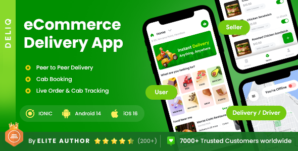 6 modelo de aplicativo | aplicativo de entrega de supermercados de alimentos para comércio eletrônico | Reserva de táxi | Aplicativo de entrega entre pares para pares | Deliq