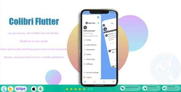 Colibismo Flutter – para o script social do colibismo PHP