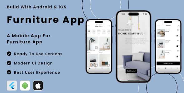 App de móveis – Modelo de aplicativo móvel Flutter