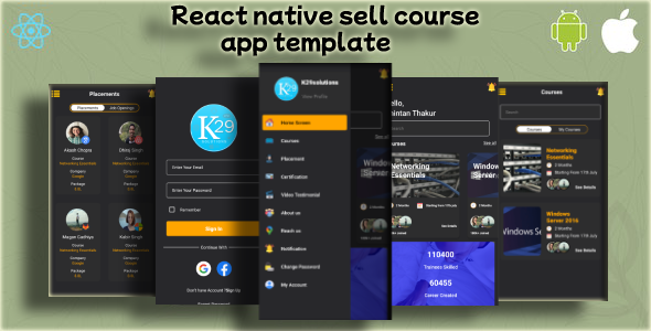 Comprar Curso de venda REACH Modelo de aplicativo nativo